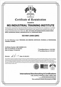 M S INDUSTRIAL ISZO9001